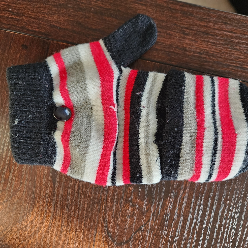 Colorful Striped Teenagers Mittens - Picture 5 of 8